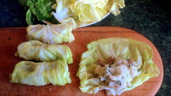 ШАГ 4. голубцы с картофелем и грибами