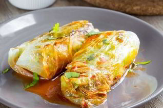 Голубцы с куриной печенью