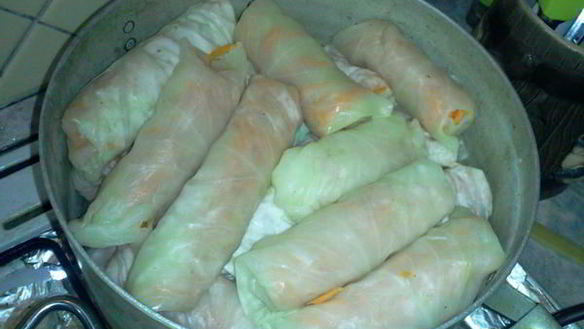 ШАГ 8. голубцы с морковкой по-корейски