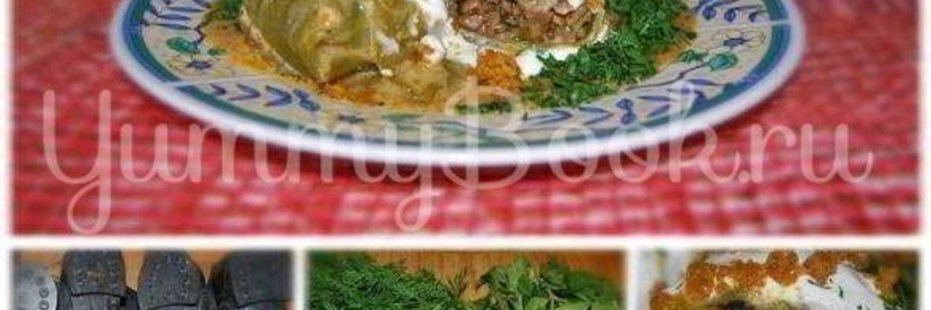 Голубцы с мясом, перловкой и грибами