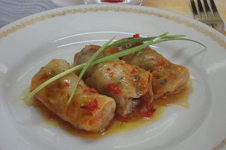 Голубцы с рисом и грибами