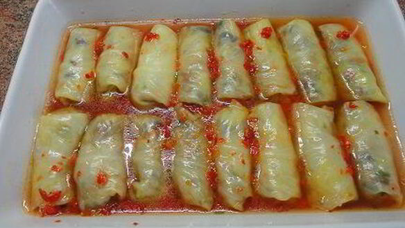 ШАГ 7. голубцы с рисом и грибами