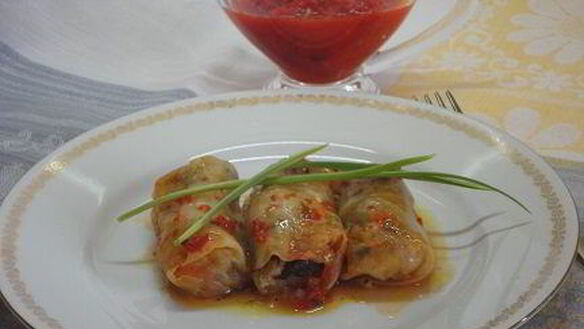 ШАГ 9. голубцы с рисом и грибами