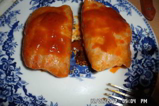 Голубцы с соусом