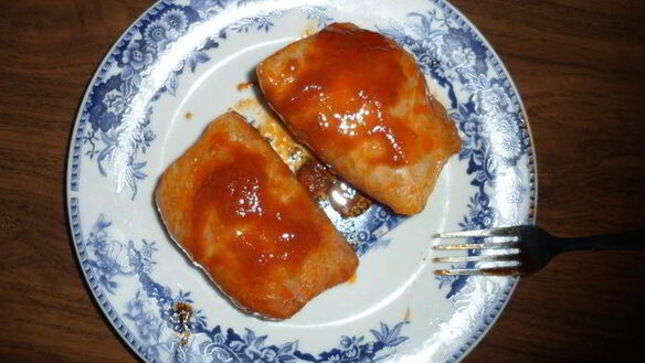 ШАГ 4. голубцы с соусом