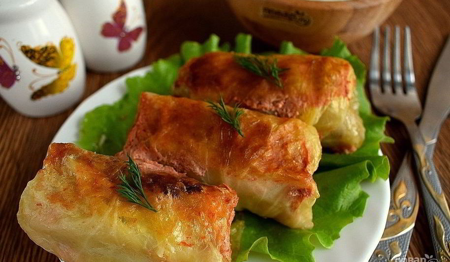 Рецепт голубцы в духовке со сметаной