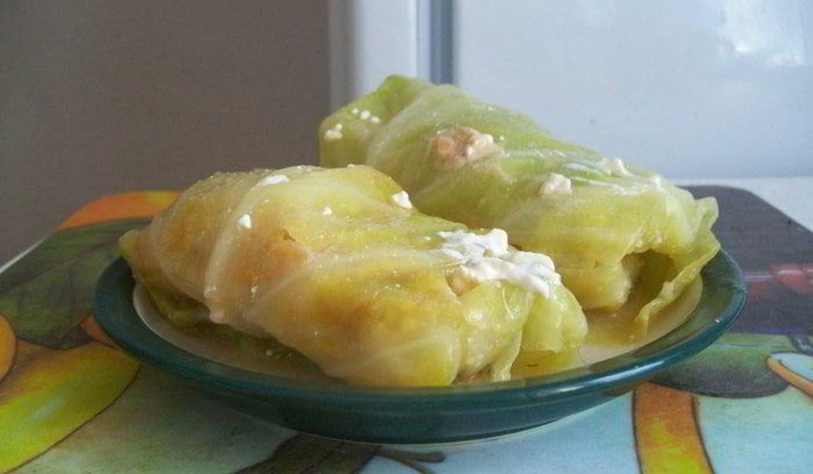 Рецепт горячие голубцы в сметане
