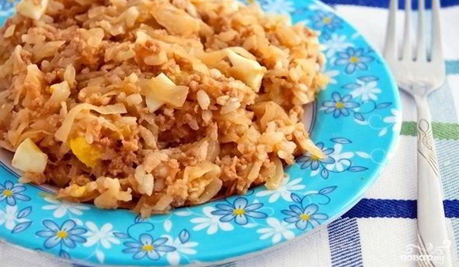 Рецепт ленивые голубцы для детей