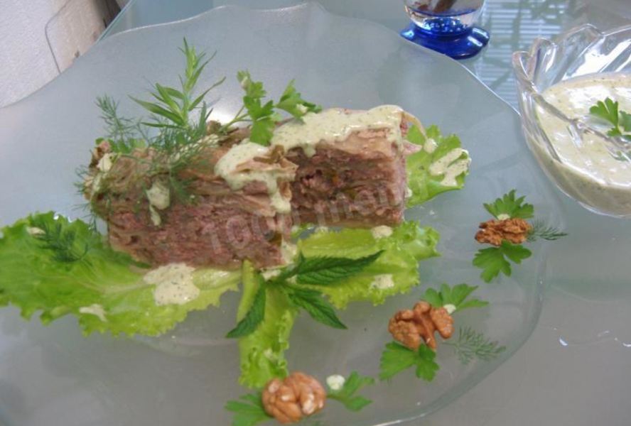 Ленивые голубцы с фаршем и рисом