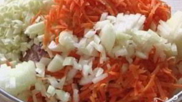 ШАГ 4. ленивые голубцы в сковороде