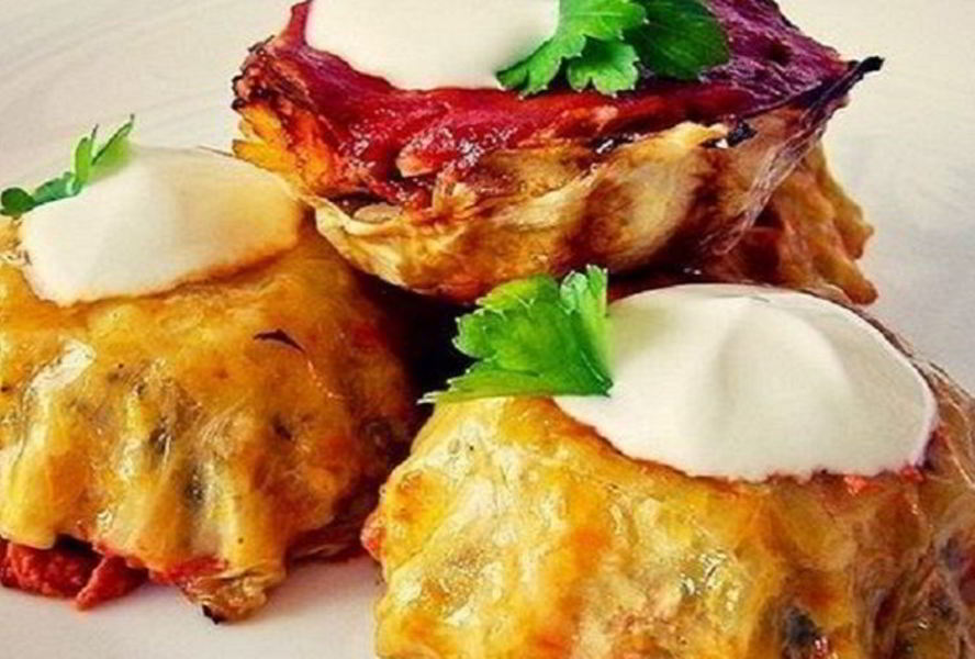 Ленивые голубцы в томатном соусе