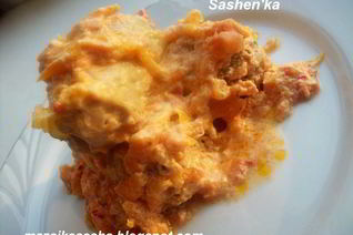 Мини-голубцы в одежке из кабачков