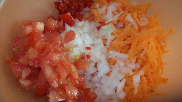 ШАГ 8. мини-голубцы в одежке из кабачков