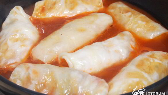 ШАГ 8. постные голубцы с овощами и шампиньонами