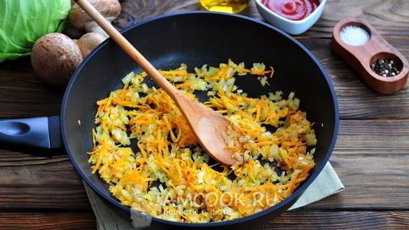 ШАГ 4. постные ленивые голубцы