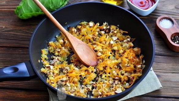 ШАГ 5. постные ленивые голубцы