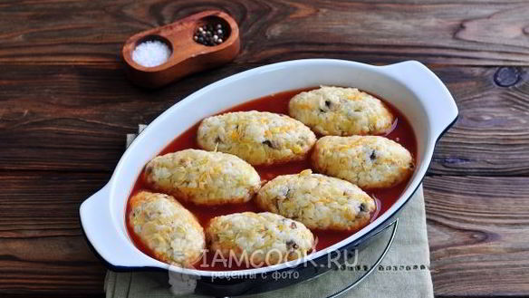 ШАГ 10. постные ленивые голубцы