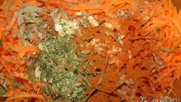 ШАГ 3. постные закусочные голубцы с острой морковной начинкой