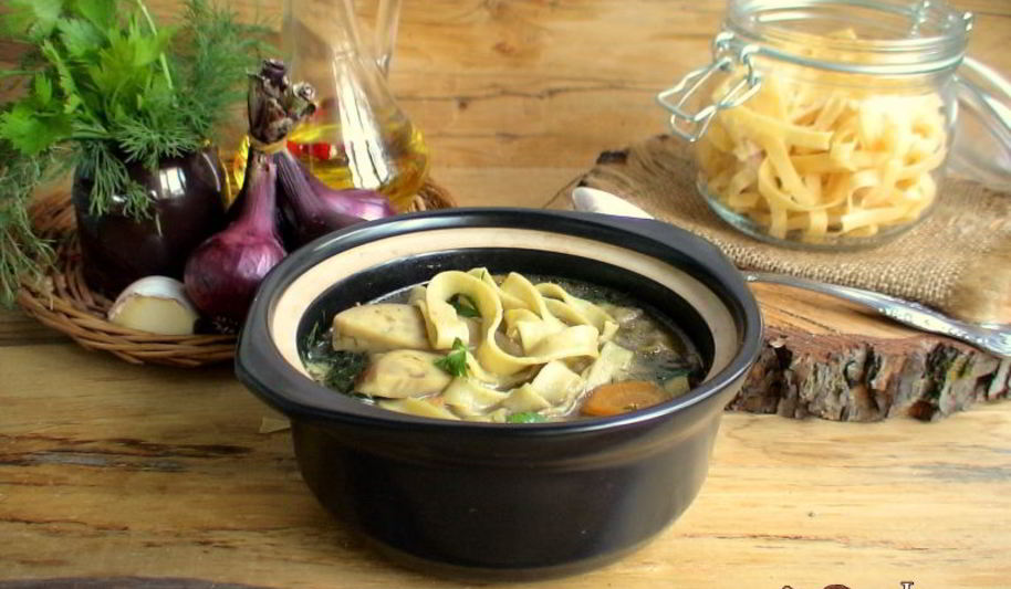 Рецепт грибная лапша джинга