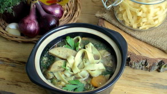 ШАГ 10. грибная лапша джинга