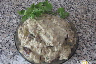 Белые грибы в сливочном соусе