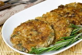 Биточки из шампиньонов