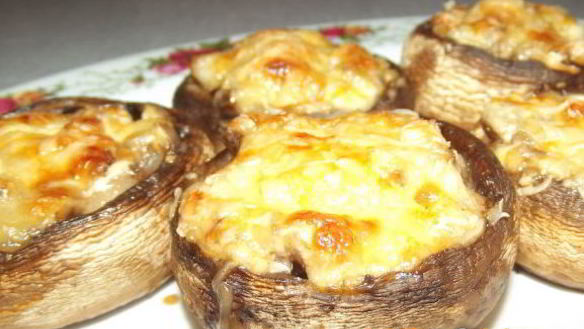 ШАГ 6. фаршированные грибы с сыром в духовке