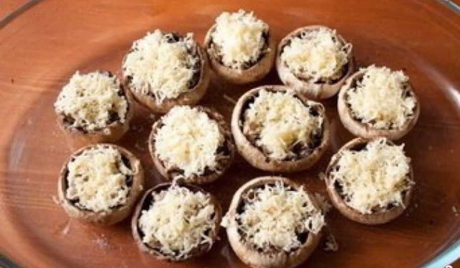 Рецепт фаршированные шляпки шампиньонов