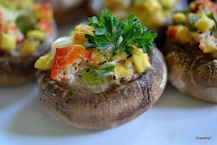 Грибы фаршированные