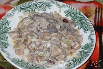 Грибы с майонезом