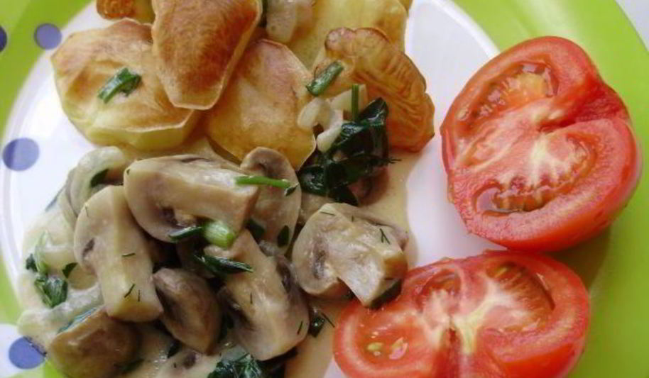 Рецепт грибы в микроволновке