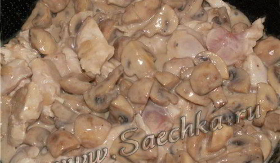 Рецепт грибы в сыре