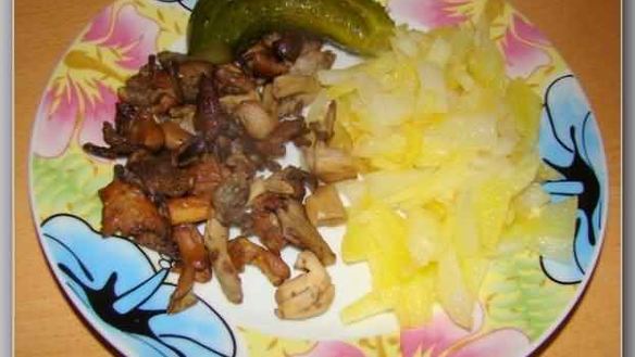 ШАГ 13. грибы жареные