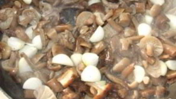 ШАГ 2. опята жареные