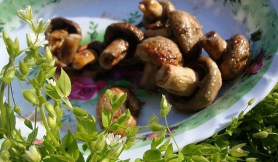 Рецепт печеные шампиньоны