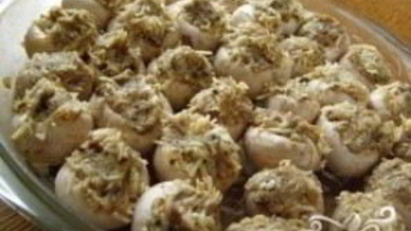 ШАГ 8. шампиньоны фаршированные в духовке