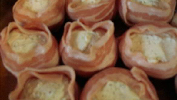 ШАГ 3. шампиньоны в беконе