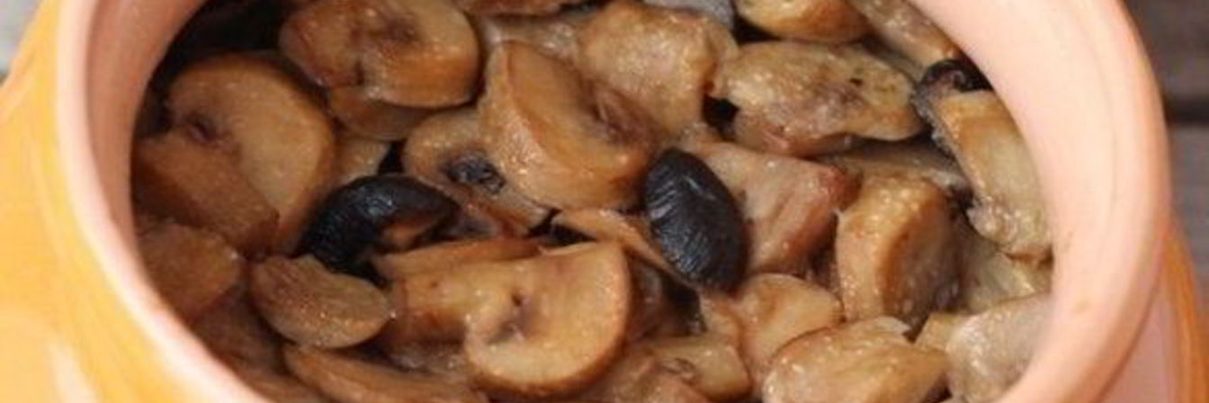 Шампиньоны в горшочках