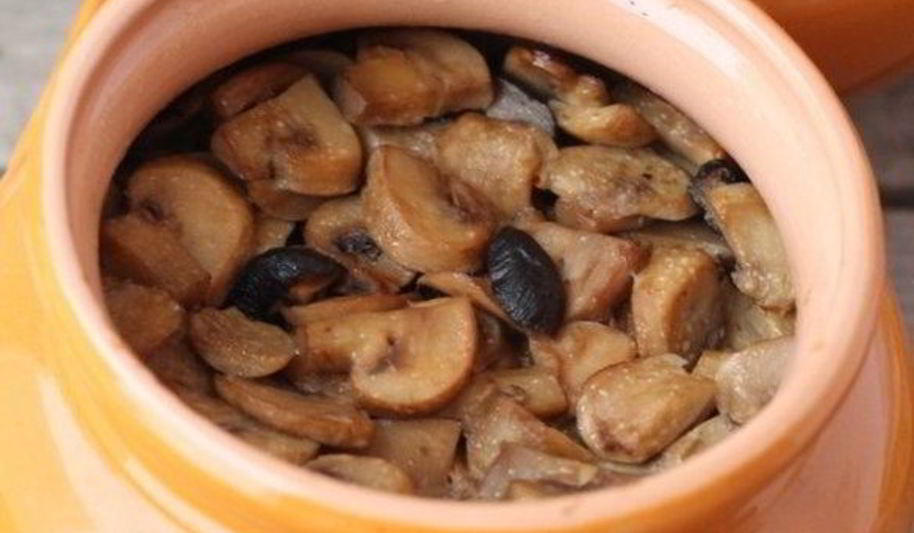 Рецепт шампиньоны в горшочках