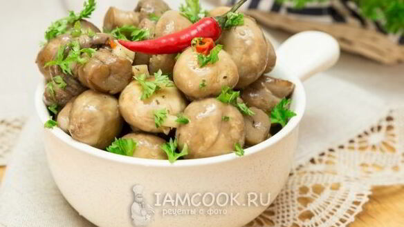 ШАГ 15. шампиньоны в медовом маринаде