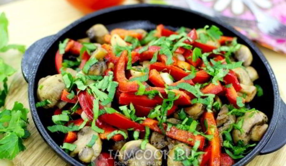 Рецепт шампиньоны жареные