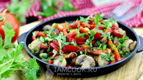 ШАГ 7. шампиньоны жареные