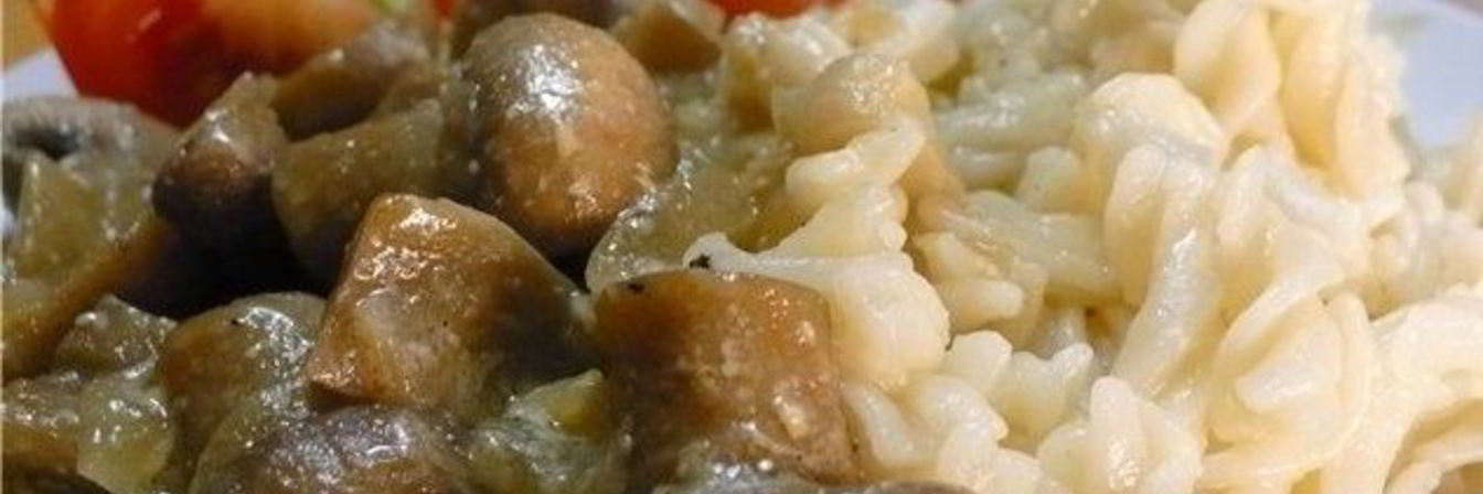 Тушеные грибы в мультиварке