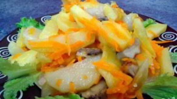 ШАГ 5. вешенки, тушенные с картошкой