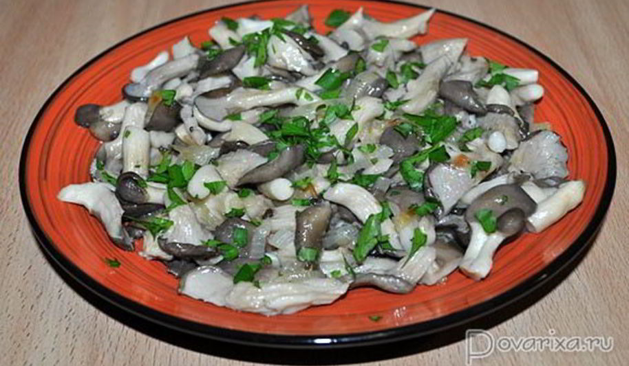 Рецепт вешенки жареные