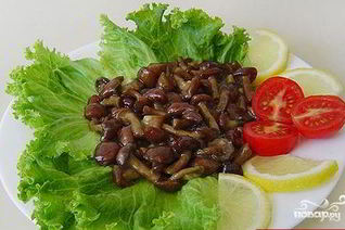 Замороженные жареные грибы