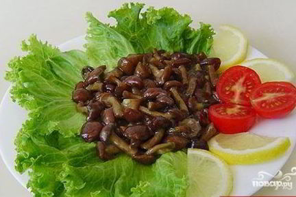 Замороженные жареные грибы