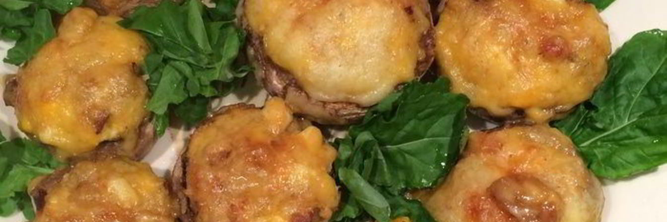 Запеченные шампиньоны по-итальянски