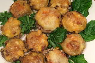 Запеченные шампиньоны по-итальянски