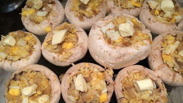 ШАГ 4. запеченные шампиньоны по-итальянски